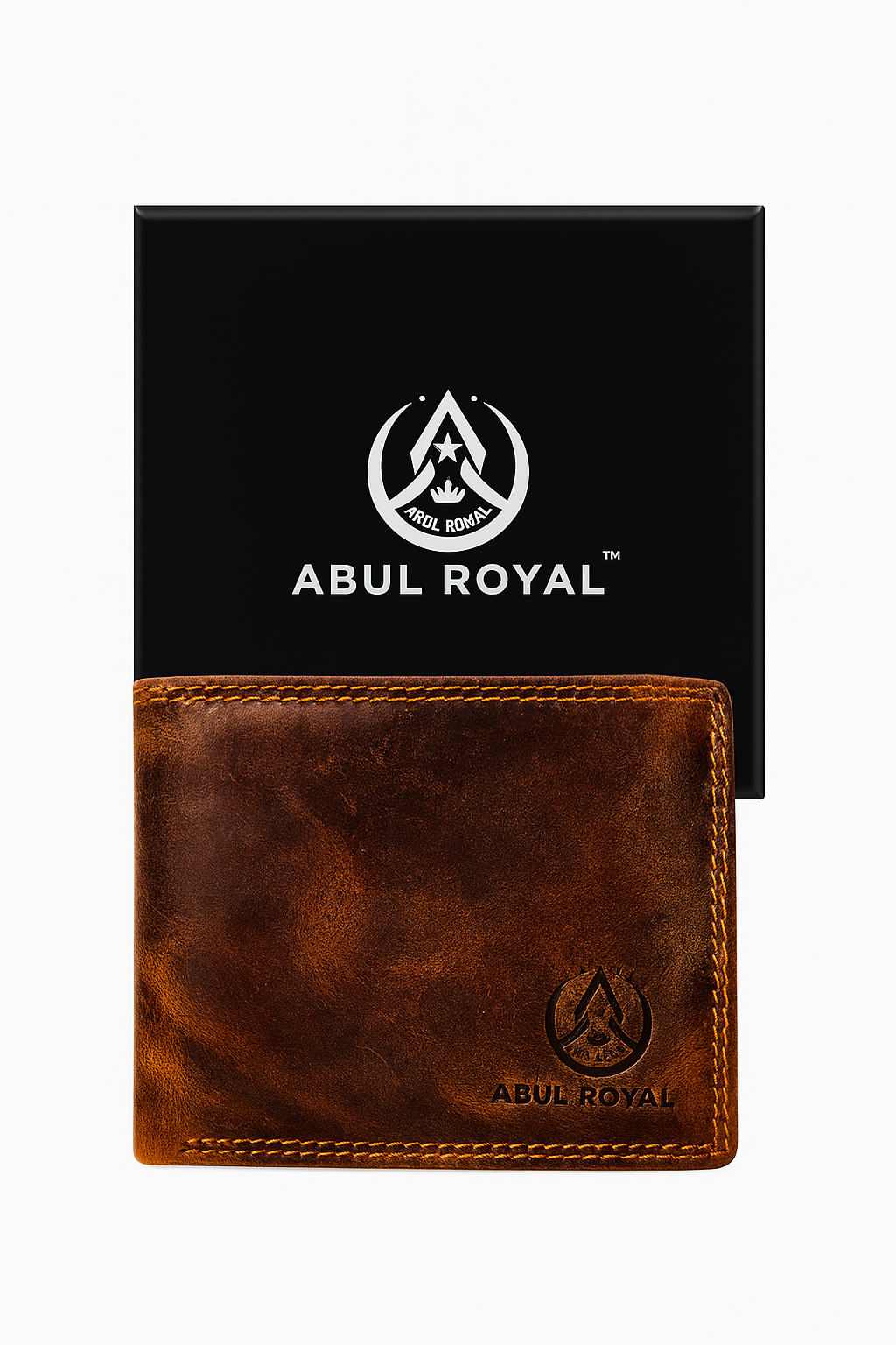 Heritage Slim Men's Genuine Leather BI-fold Wallet with Coin Pocket & Card Slots