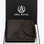 Vintage Genuine Leather Bi-folded Wallet with Coin Pocket & Card Slot