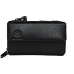 Black Women Sling Bag Pure Leather Women's Wallet & Cross body Clutch